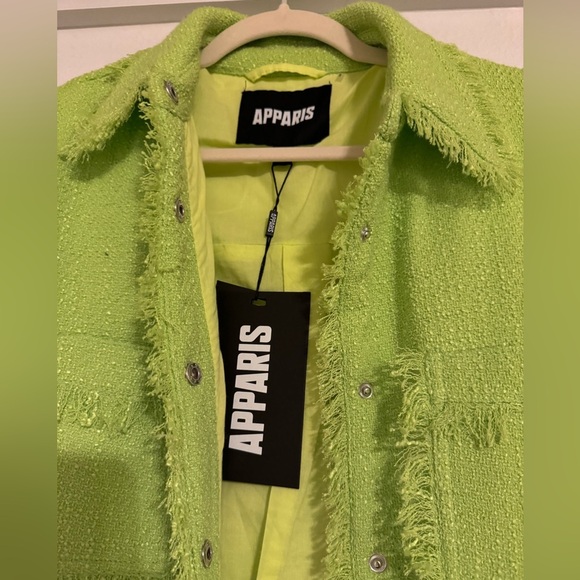 NWT APPARIS Callie Fringe Shacket - Picture 5 of 14